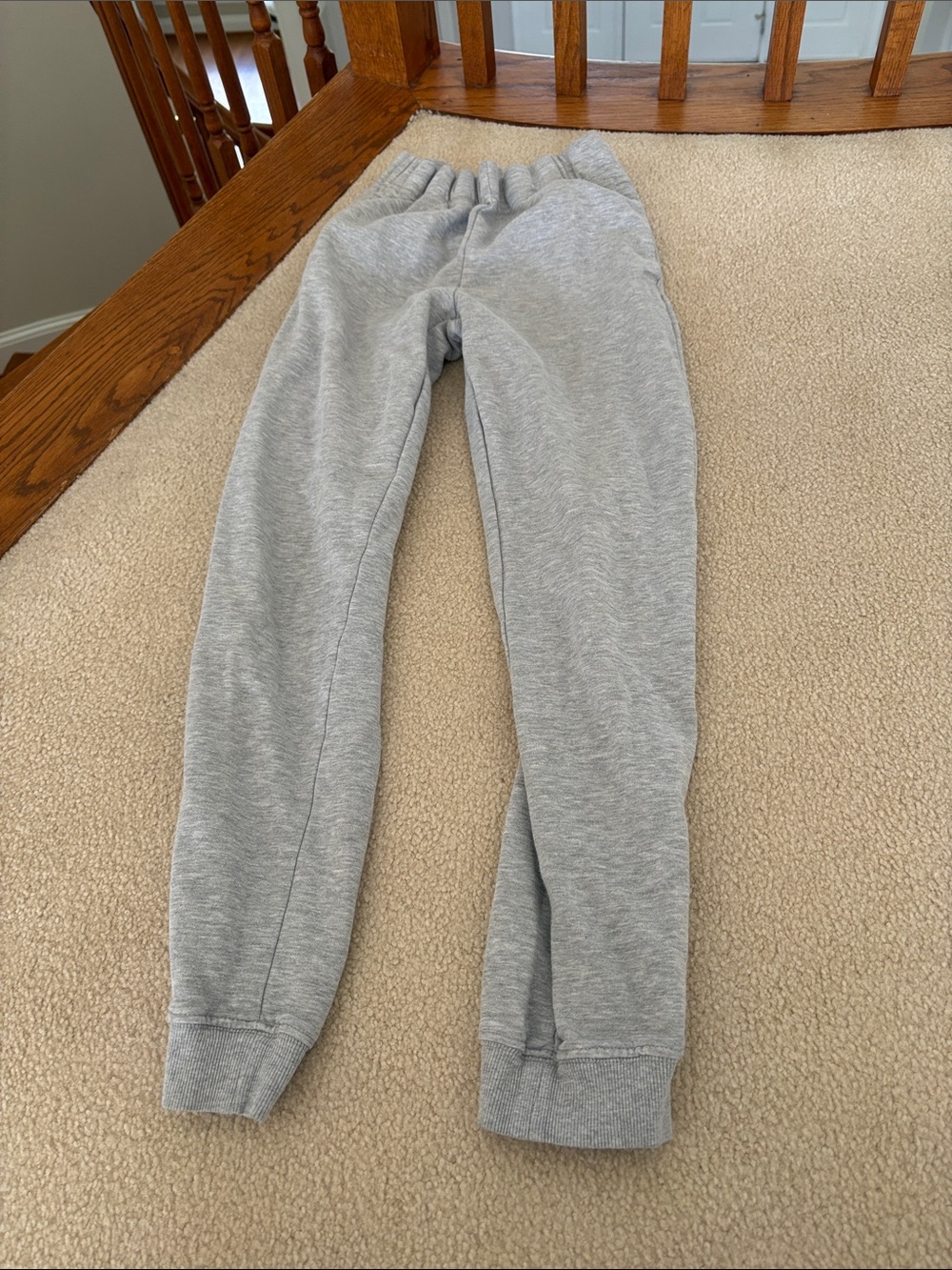 North Face Kids Gray Jogger Sweatpants - Comfortable Everyday Bottoms